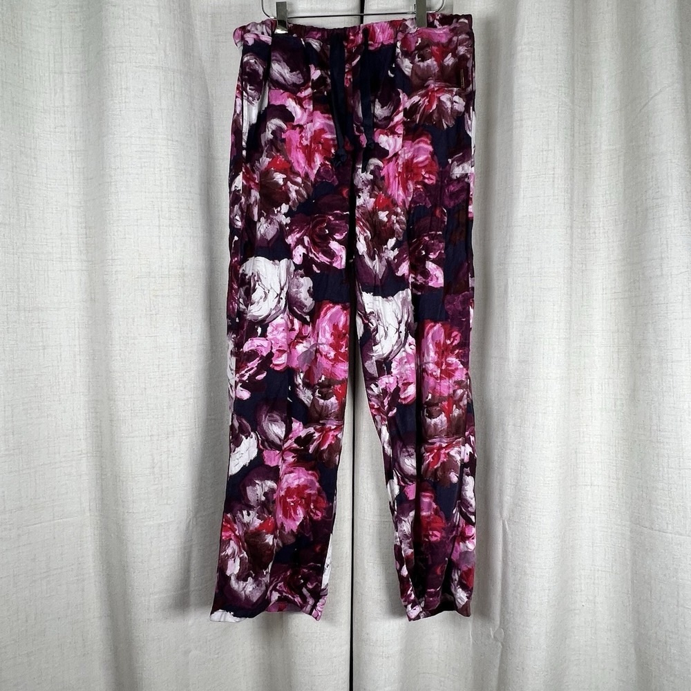 Ted Baker Pressed Flower Floral Pajama Pants Women's Sz Large Sweatpants